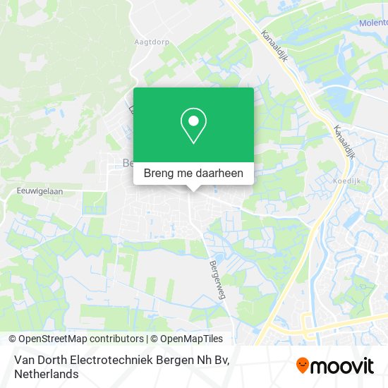 Van Dorth Electrotechniek Bergen Nh Bv kaart