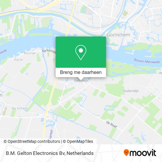 B.M. Gelton Electronics Bv kaart