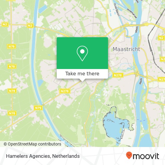 Hamelers Agencies kaart