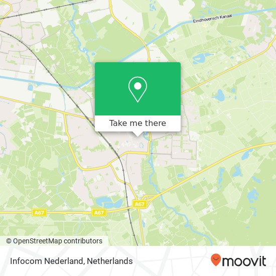 Infocom Nederland kaart
