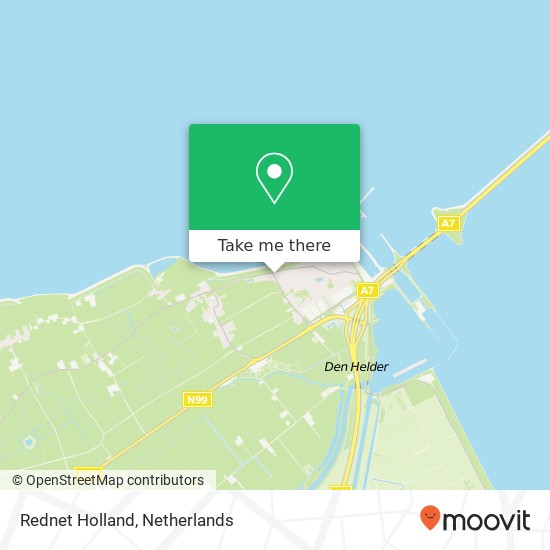 Rednet Holland kaart