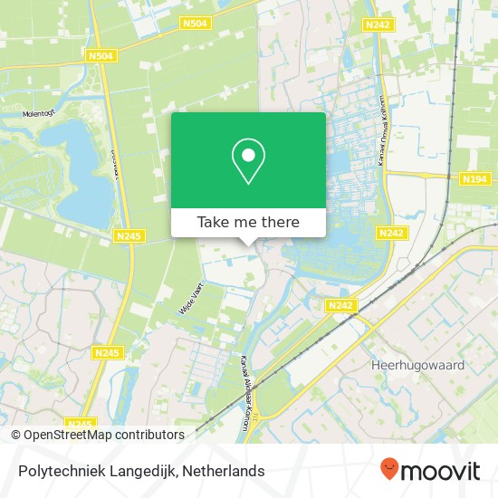 Polytechniek Langedijk kaart