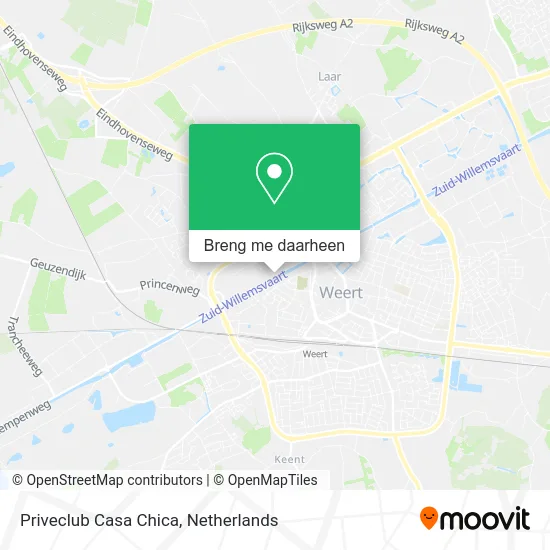 Priveclub Casa Chica kaart