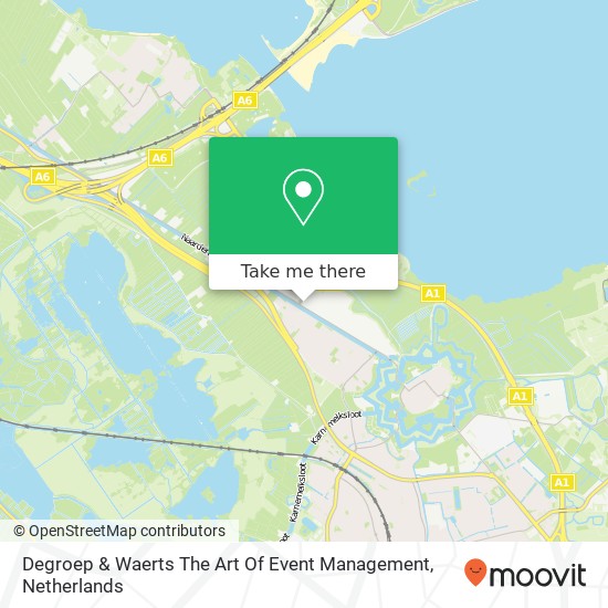 Degroep & Waerts The Art Of Event Management kaart