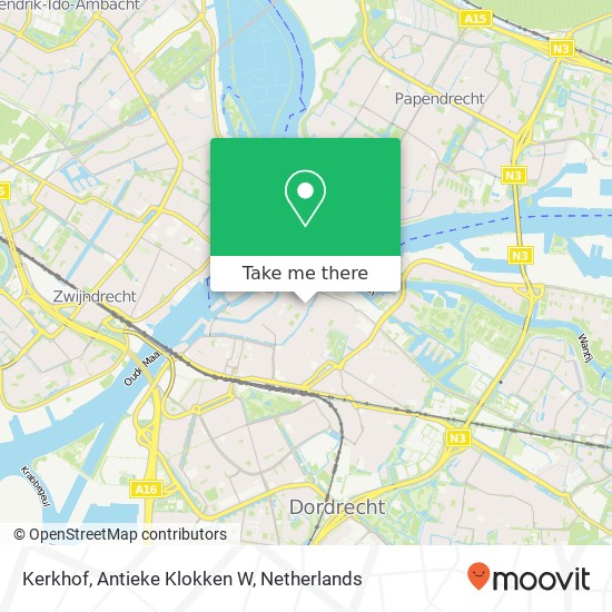 Kerkhof, Antieke Klokken W kaart
