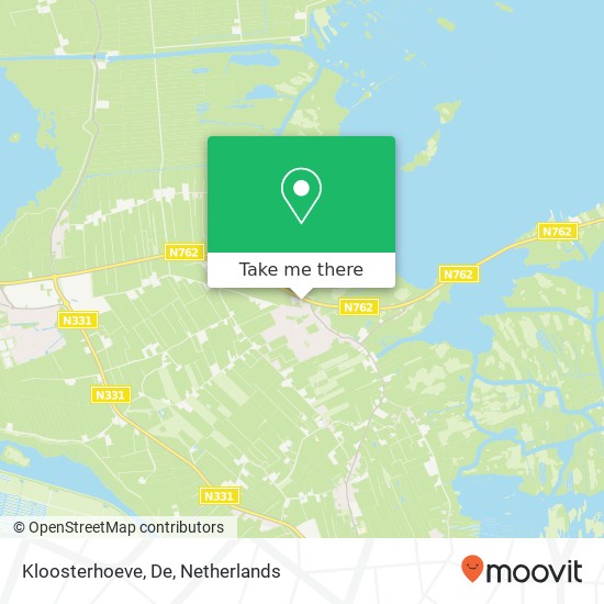 Kloosterhoeve, De kaart