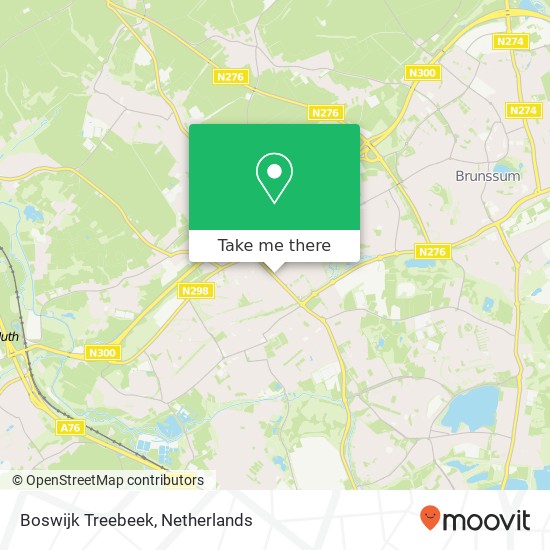 Boswijk Treebeek kaart