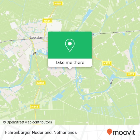 Fahrenberger Nederland kaart