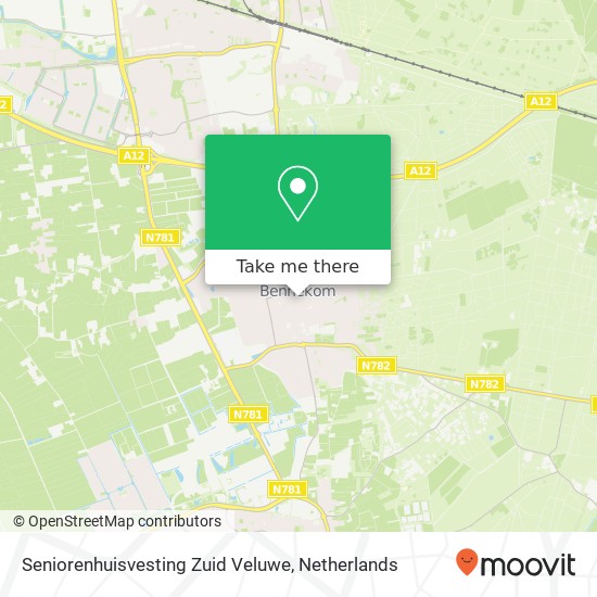 Seniorenhuisvesting Zuid Veluwe kaart