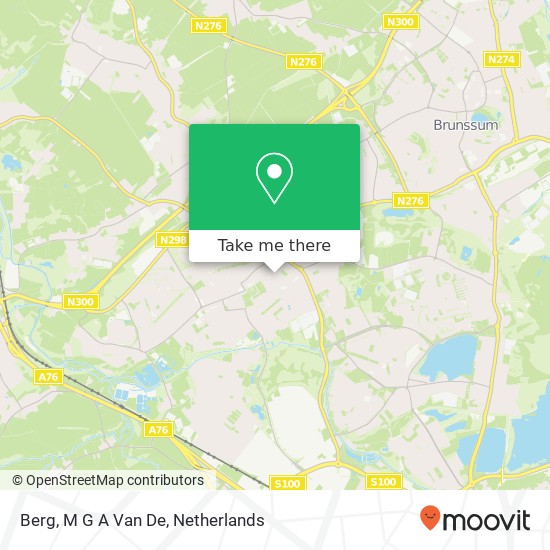 Berg, M G A Van De kaart