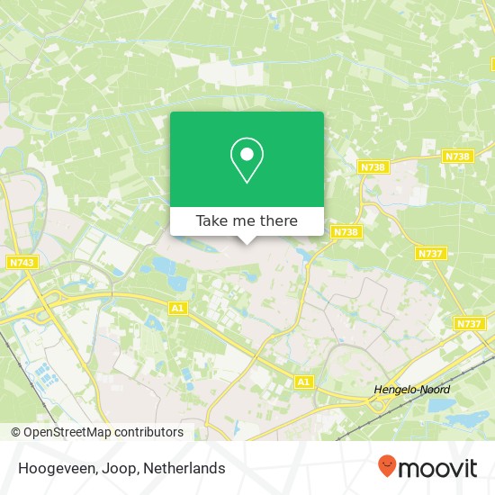 Hoogeveen, Joop kaart