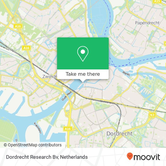 Dordrecht Research Bv kaart