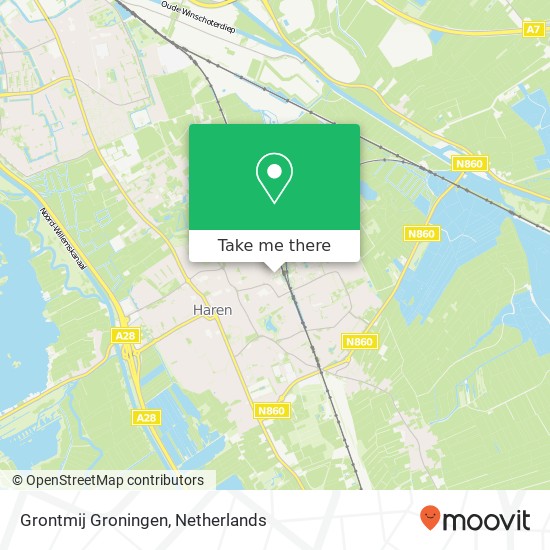 Grontmij Groningen kaart