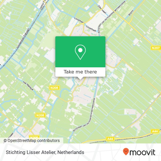 Stichting Lisser Atelier kaart