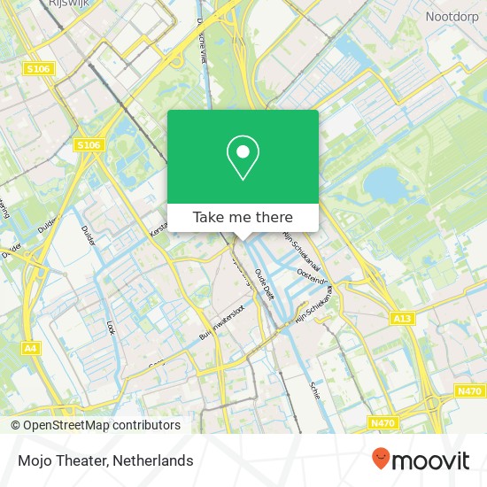 Mojo Theater kaart