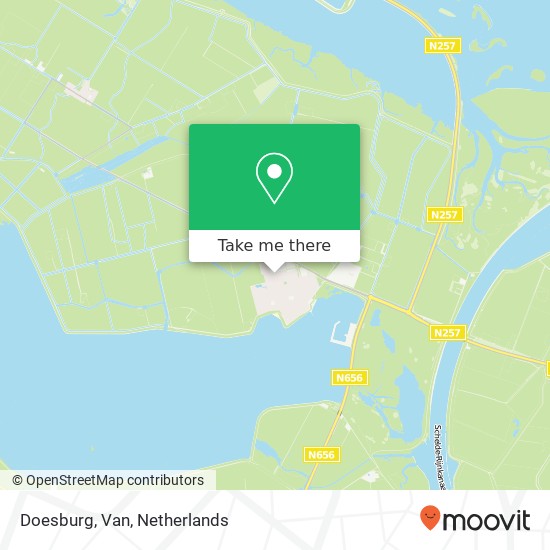 Doesburg, Van kaart