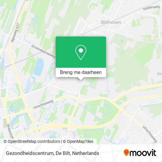 Gezondheidscentrum, De Bilt kaart