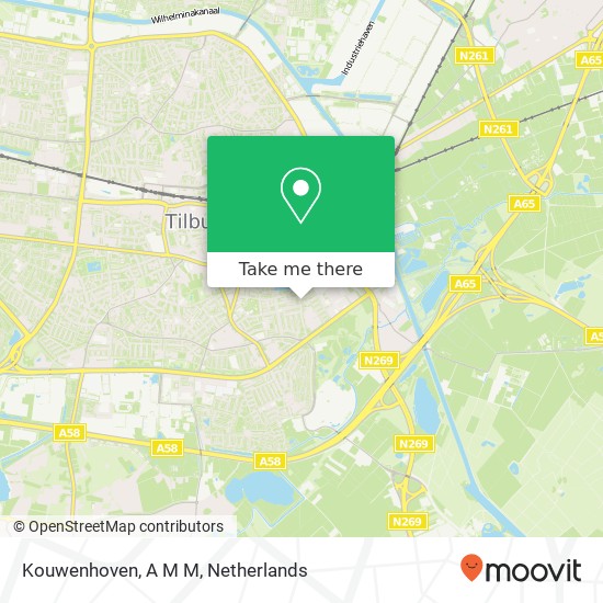 Kouwenhoven, A M M kaart