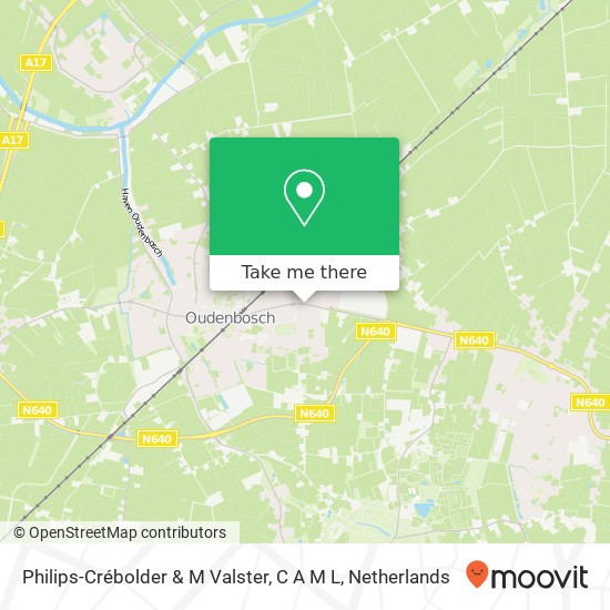 Philips-Crébolder & M Valster, C A M L kaart
