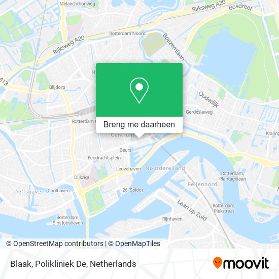 Blaak, Polikliniek De kaart