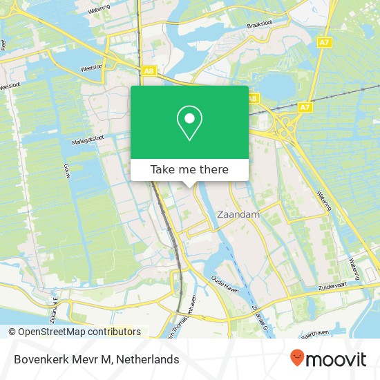 Bovenkerk Mevr M kaart