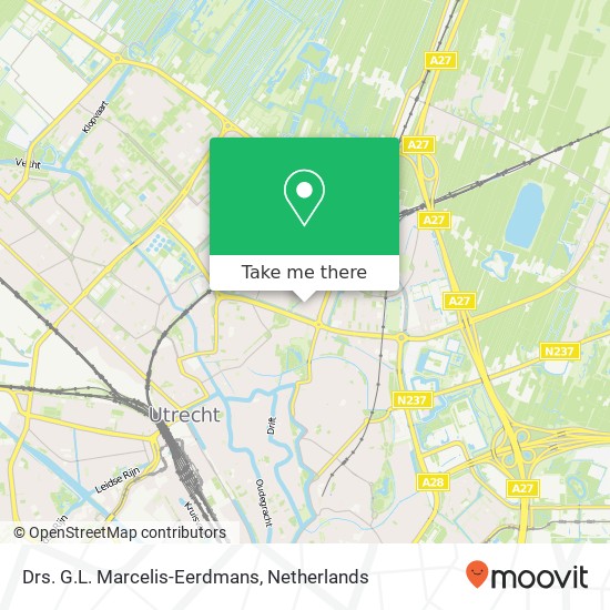 Drs. G.L. Marcelis-Eerdmans kaart