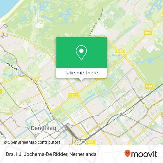 Drs. I.J. Jochems-De Ridder kaart