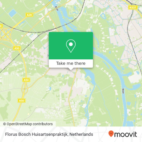 Florus Bosch Huisartsenpraktijk kaart