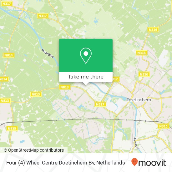 Four (4) Wheel Centre Doetinchem Bv kaart