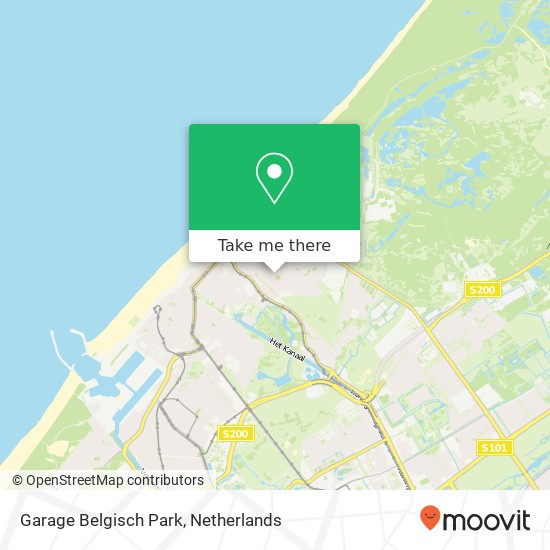 Garage Belgisch Park kaart