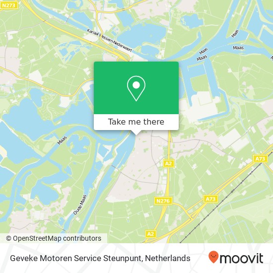 Geveke Motoren Service Steunpunt kaart