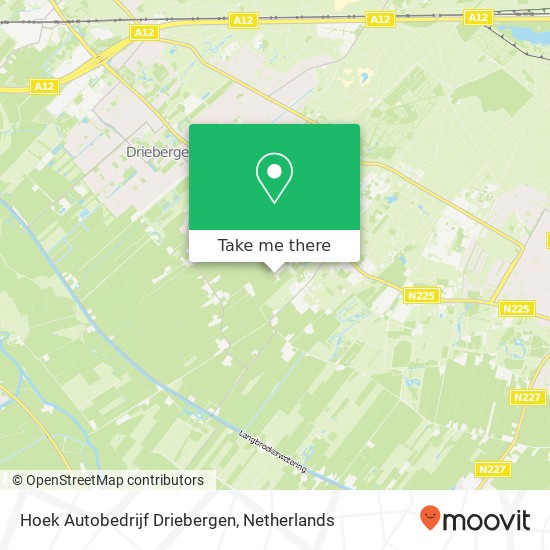 Hoek Autobedrijf Driebergen kaart