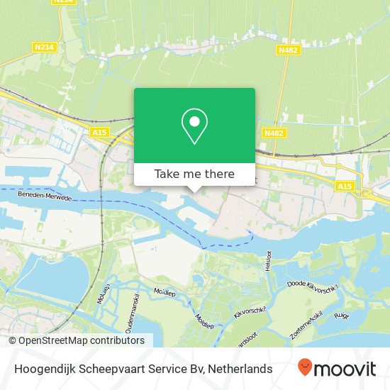 Hoogendijk Scheepvaart Service Bv kaart