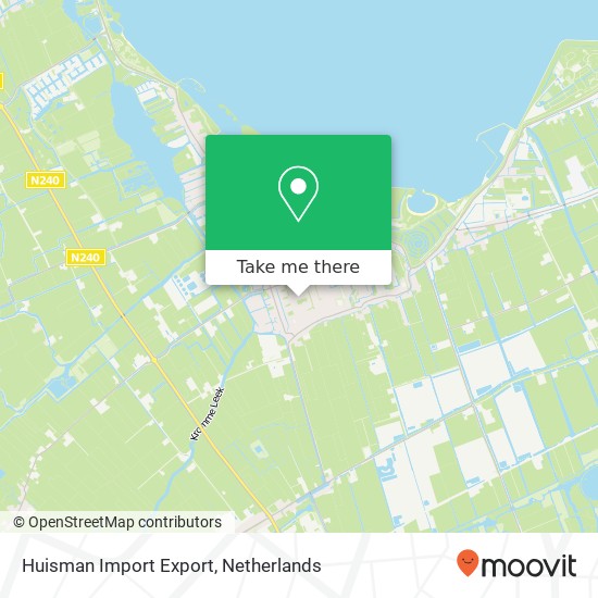 Huisman Import Export kaart