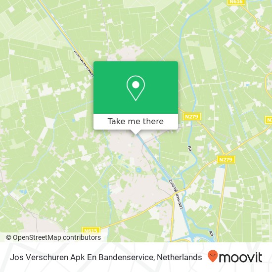 Jos Verschuren Apk En Bandenservice kaart