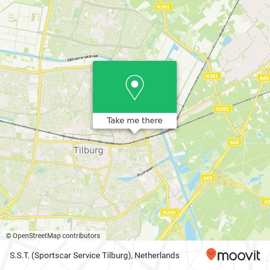 S.S.T. (Sportscar Service Tilburg) kaart