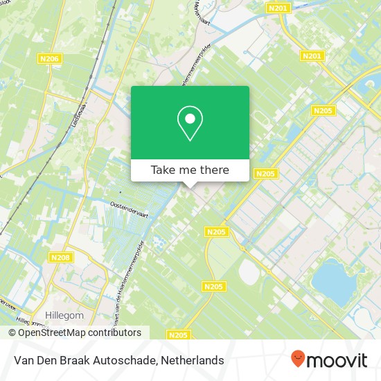Van Den Braak Autoschade kaart
