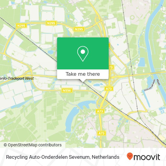 Recycling Auto-Onderdelen Sevenum kaart