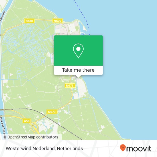 Westerwind Nederland kaart