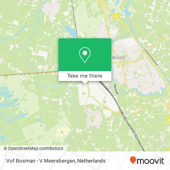 Vof Bosman - V Meersbergen kaart
