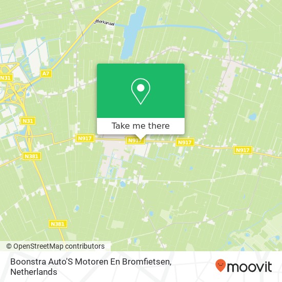 Boonstra Auto'S Motoren En Bromfietsen kaart