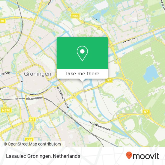 Lasaulec Groningen kaart