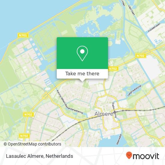 Lasaulec Almere kaart