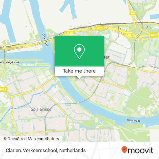 Clarien, Verkeersschool kaart