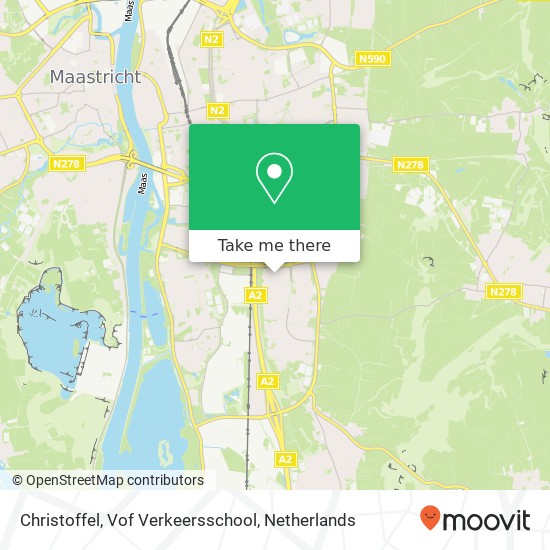 Christoffel, Vof Verkeersschool kaart