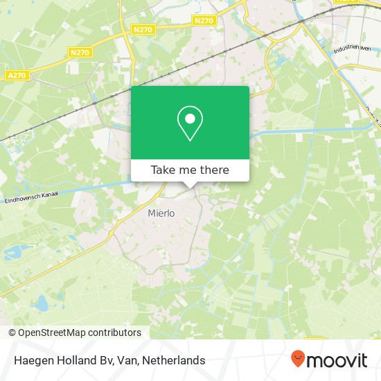 Haegen Holland Bv, Van kaart