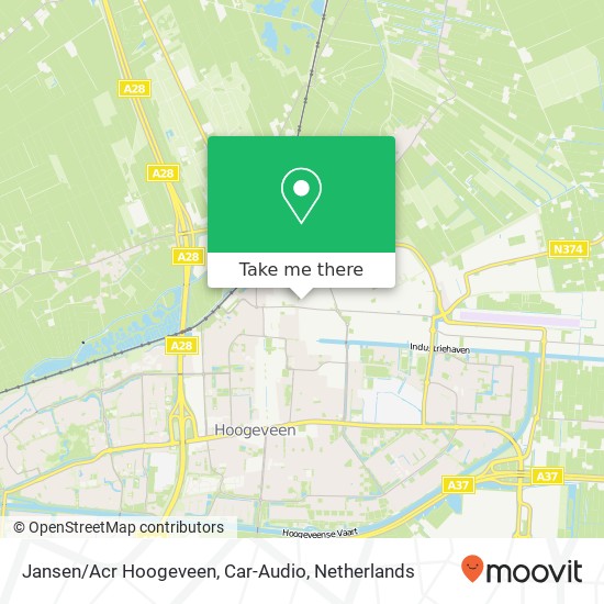 Jansen / Acr Hoogeveen, Car-Audio kaart