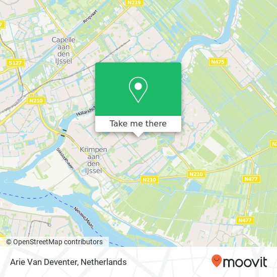 Arie Van Deventer kaart