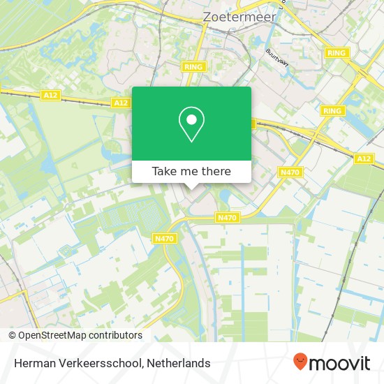 Herman Verkeersschool kaart