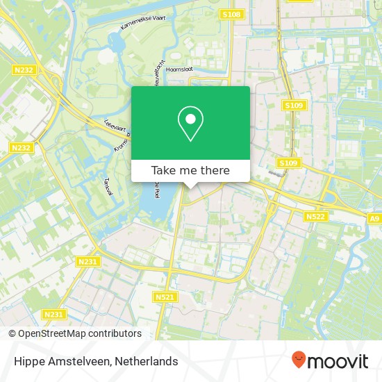 Hippe Amstelveen kaart